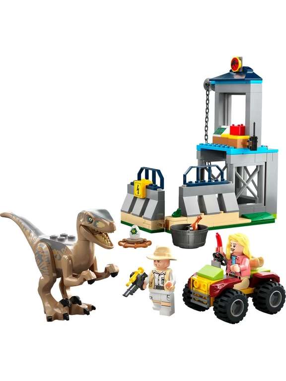 Конструктор LEGO Jurassic Park 76957 Побег велоцираптора (с wb-кошельком)