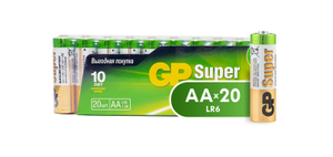 Батарейка GP Super Alkaline AA, 20 шт.