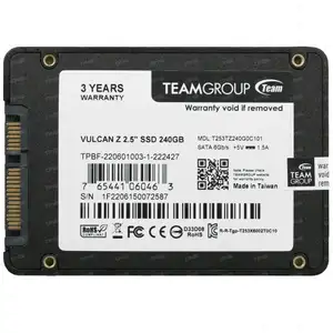 SSD 240 ГБ 2.5" SATA накопитель Team Group VULCAN Z (T253TZ240G0C101)