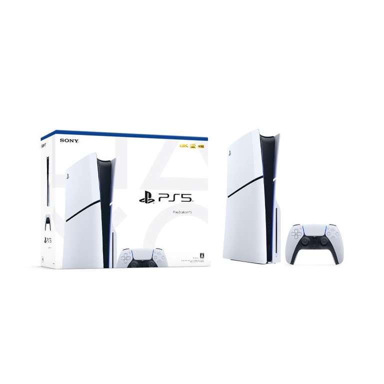 Sony PlayStation 5 Slim, с дисководом, 1000 ГБ SSD, без игр.