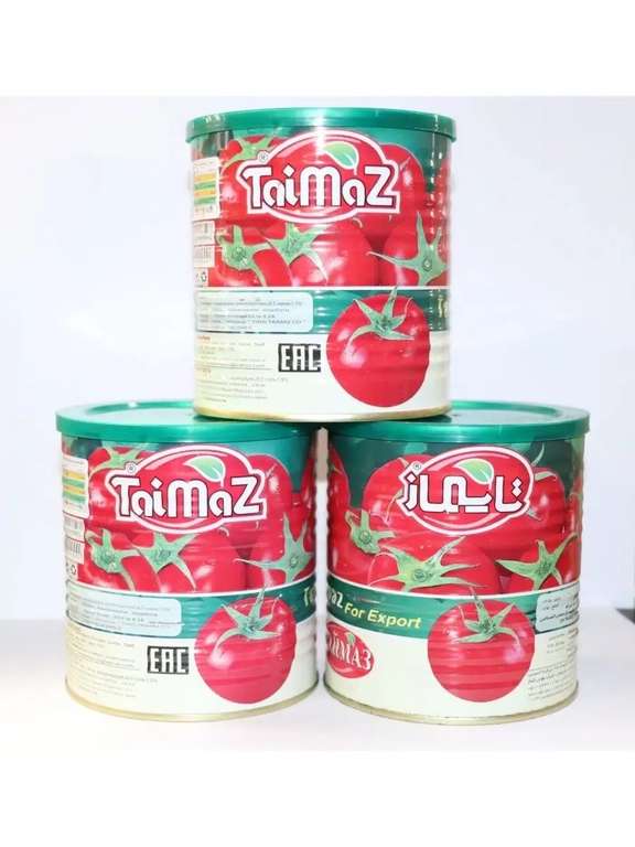 Томатная паста иранская Taimaz 3шт по 800 грамм