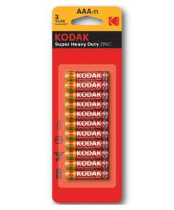 Батарейки Kodak R03-11BL солевые ААА, 11 шт.