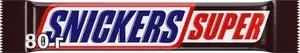 [МСК и возм. др] 2 шт. Шоколадный батончик Snickers Super, 80 г (77₽ за 1 шт) Ozon Fresh, при оплате картой OZON