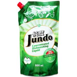 Гель для мытья посуды JUNDO Green tea with Mint Зеленый чай, концентрированный, 800 мл, м/у (+ еще варианты в описании)