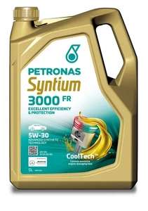 Моторное масло PETRONAS Syntium 3000 FR 5W-30 5 литров (цена по Озон карте) Ford WSS-M2C913-C, WSS-M2C913-D, Jaguar STJLR.03.5003, SN A5/B5