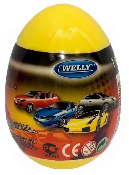 «Машинка-сюрприз в яйце» Welly в ассортименте