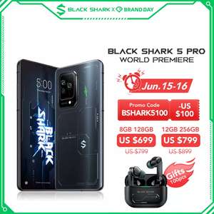 Игровой смартфон Black Shark 5 Pro 8+128 GB (Snapdragon 8 Gen 1, камера 108 м, 120 Вт)