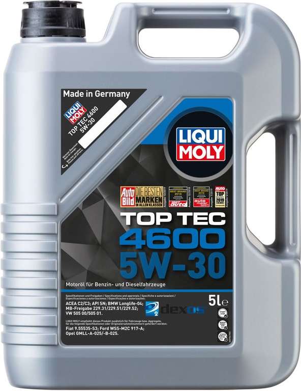 Моторное масло синтетическое LIQUI MOLY Top Tec 4600 5W-30 5л