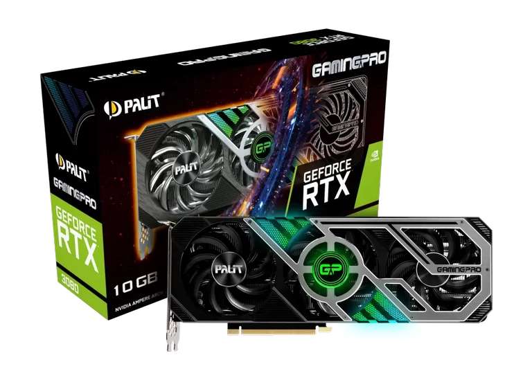 Видеокарта Palit Nvidia GeForce RTX 3080 GamingPro LHR + 4421 бонуса