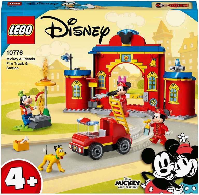 Конструктор Lego Микки и его друзей "Пожарная часть и машина", 144 детали.