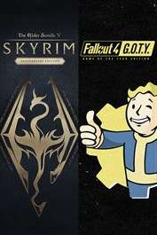 [XBOX] Skyrim Anniversary Edition + Fallout 4 G.O.T.Y Bundle (при покупке через магазин Венгрии)