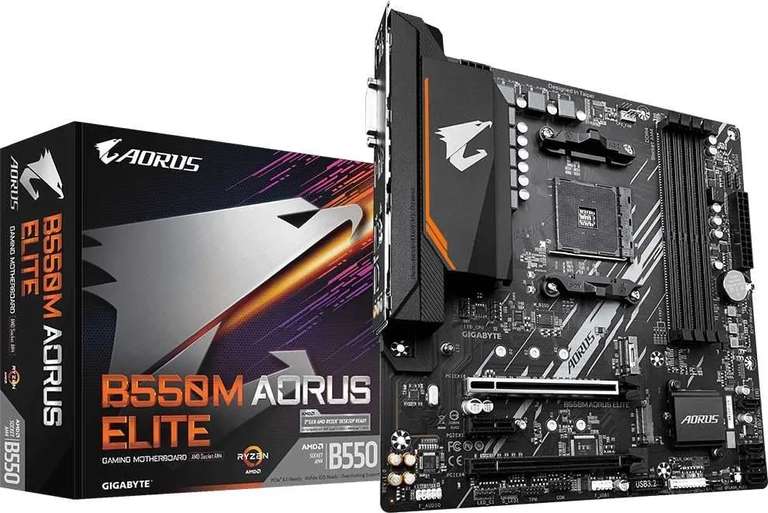 Материнская плата Gigabyte B550M AORUS ELITE (с Озон картой)