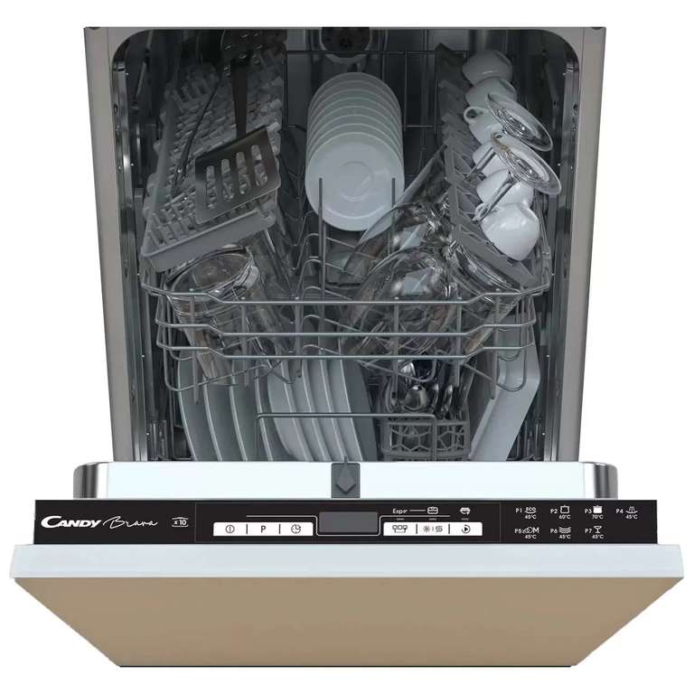 Посудомоечная машина встраиваемая 45 см Candy Brava CDIH 2D1047-08