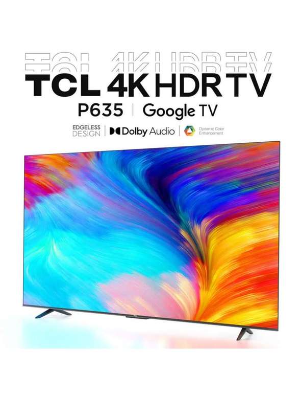 Телевизор TCL 50P635 50" 4K HDR TV(2022) Smart TV (при оплате картой OZON)