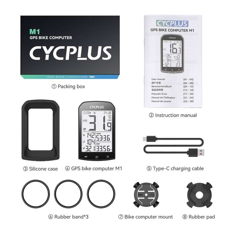 Велокомпьютер Cycplus M1