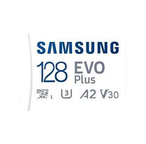 Карта памяти microSDXC Samsung 128Gb Class10 UHS-I U3+ SD Adapter (881₽ с бонусами)