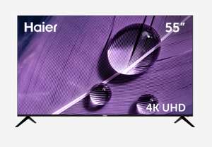 Телевизор HAIER 55 SMART TV S1 с поврежденной упаковкой, 55", 4K UHD, Android TV