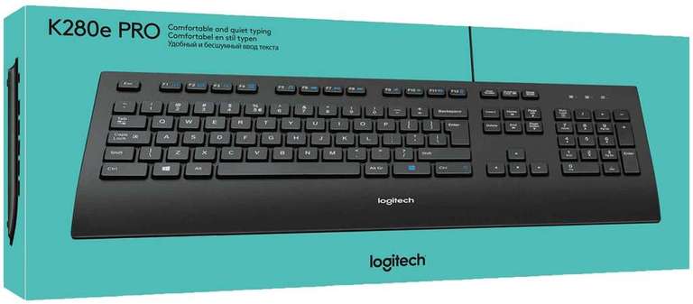Клавиатура проводная Logitech Comfort K280e
