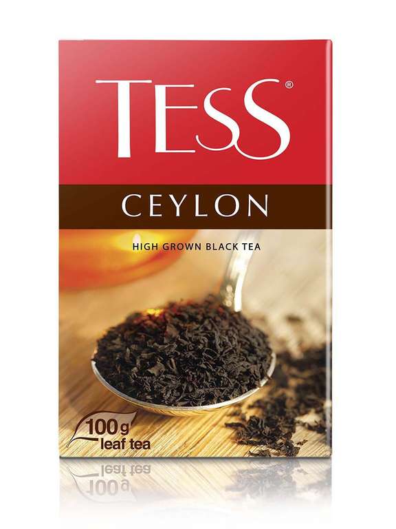 Чай листовой черный Tess Sunrise, 100г (другие в описании)