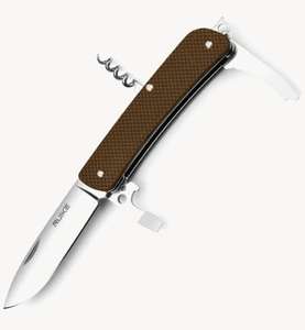 Нож Ruike, L21-N, коричневый.