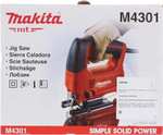 Электрический лобзик Makita M4301 (450 Вт, 3100 ход/мин, маятниковый ход, рег. оборотов)