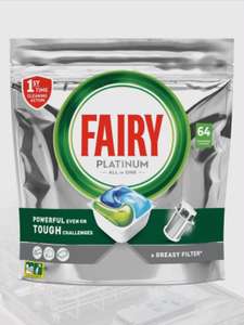 Капсулы для посудомоечной машины Fairy Platinum All in One, 64 шт (по Ozon карте)
