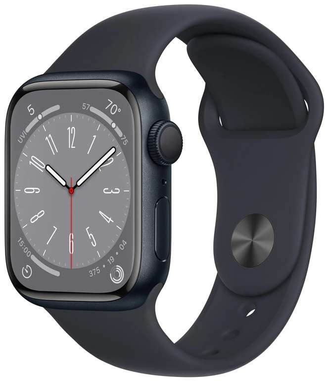Умные часы Apple Watch Series 8 41 мм Aluminium Case, midnight Sport Band