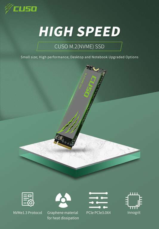 SSD Cuso nvme 500gb