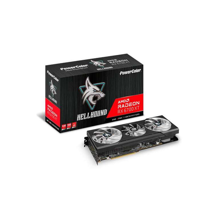 Видеокарта PowerColor AMD Radeon RX 6700 XT Hellhound 12GB