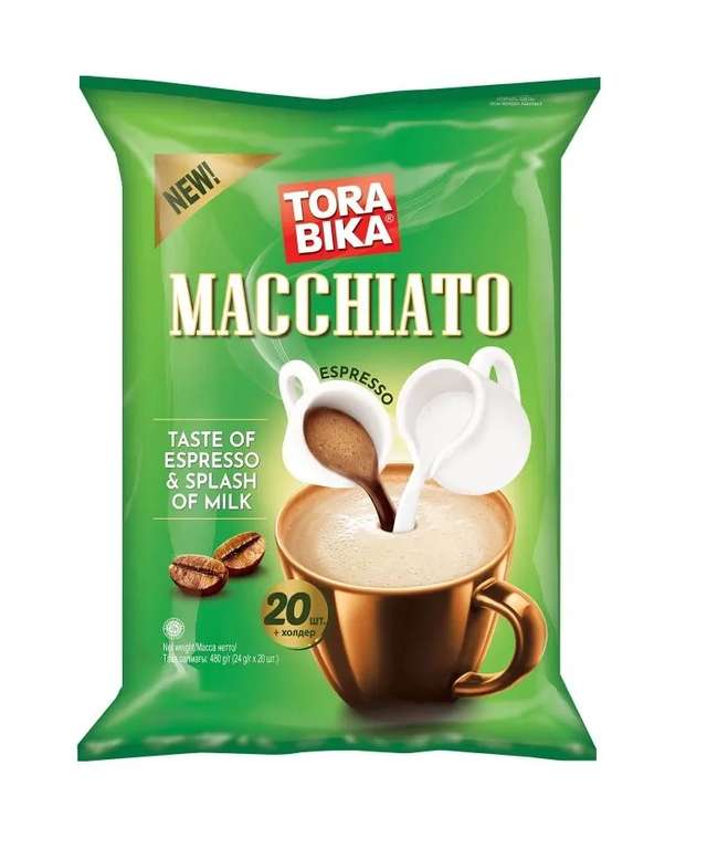 Кофейный напиток Torabika Macchiato 24 г х 20 шт