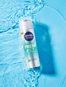 Пена для бритья NIVEA Men Fresh Kick приятная свежесть с мятой, 200 мл