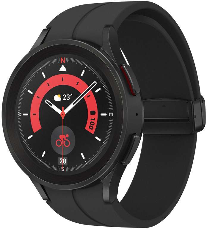Смарт-часы Samsung Galaxy Watch5 Pro Wi-Fi NFC черный и серый титан
