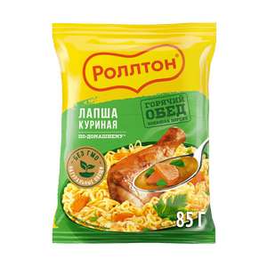 Лапша Роллтон По-домашнему с курицей 85г