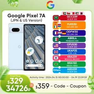Смартфон Google Pixel 7a, 8/128 Гб, 3 расцветки, Японец (Американец - 29814₽)