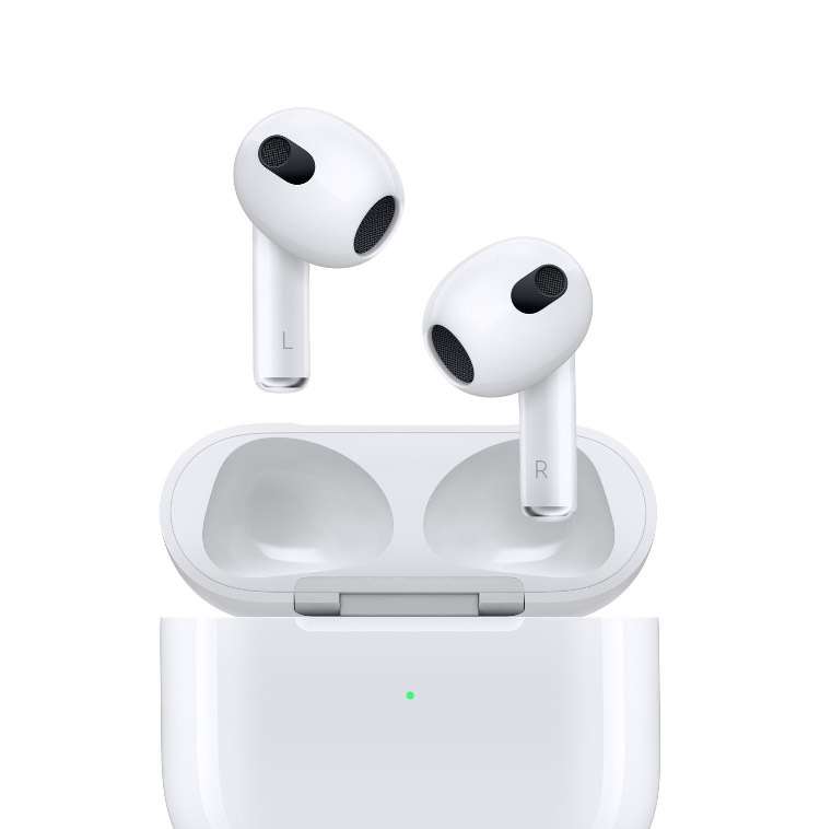 Беспроводные True Wireless наушники Apple AirPods (3‑го поколения) с микрофоном