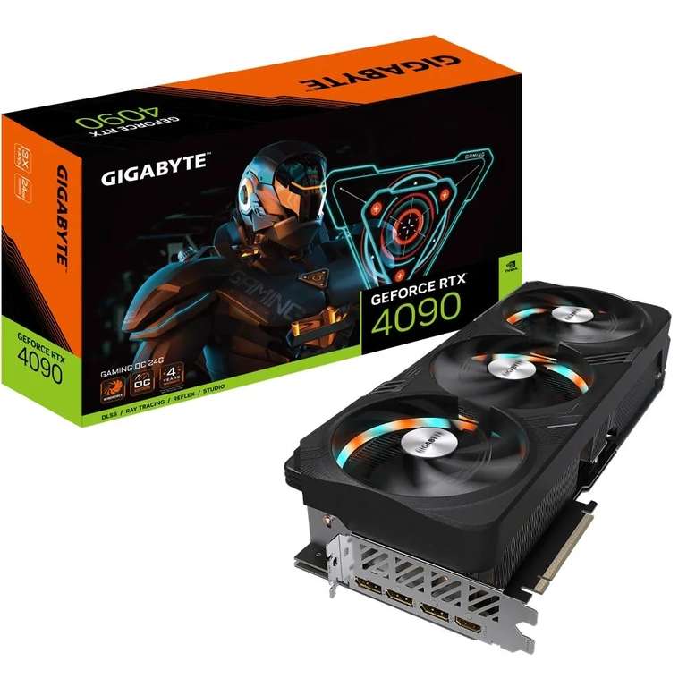 Видеокарта Gigabyte GeForce RTX 4090 24 ГБ (GV-N4090GAMING OC-24GD)