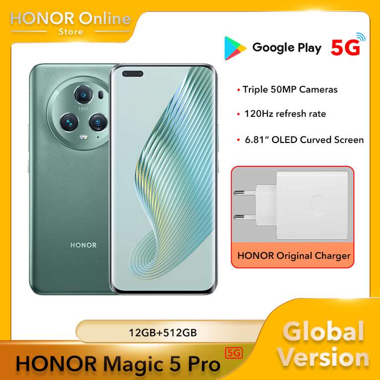 Смартфон HONOR Magic 5 Pro 12GB/512GB Глобальная версия