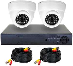 Комплект видеонаблюдения PS-link AHD 2Мп KIT-A202HD 2 камеры для помещения