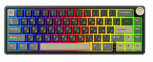 Проводная клавиатура Royal Kludge RK65 RGB Phantom (RK Chartreuse)