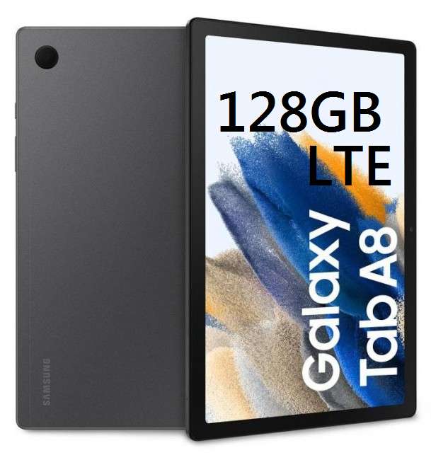 Планшет Samsung Galaxy Tab A8 LTE 4+128GB, черный, серый