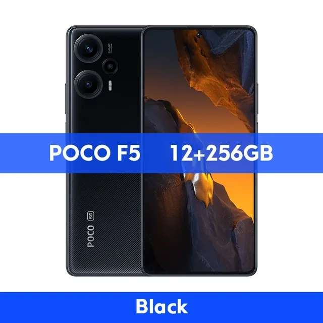 Смартфон Poco F5, 12/256 Гб, черный