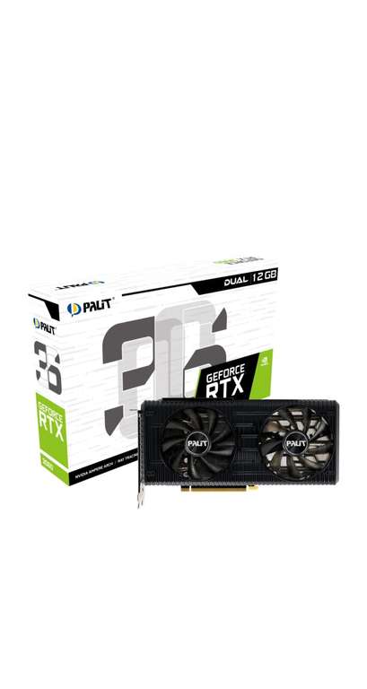 Видеокарта Palit NVIDIA GeForce RTX 3060 DUAL OC (LHR) (NE63060019K9-190AD) + 9214 бонусов