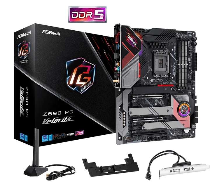 Материнская плата ASRock Z690 PG Velocita DDR5 (Продавец OZON) (c Ozon картой)