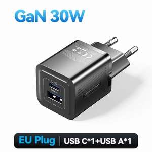 Зарядное устройство Vention GAN 30W с 2я слотами USB и Type-c за 610 руб (цена с купоном продавца)