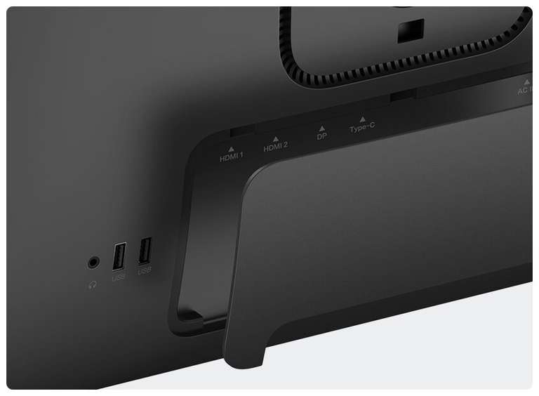 4K монитор Xiaomi Mi 4K Monitor 27 (27", 3840x2160@60 Гц, IPS, 1000:1, 400 Кд/м², HDR, 100% sRGB, 178°, DisplayPort, HDMI x2, USB Type-C)