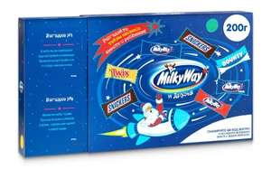 Новогодний набор сладостей Milky Way и Друзья, чемоданчик 200г (по Ozon карте)