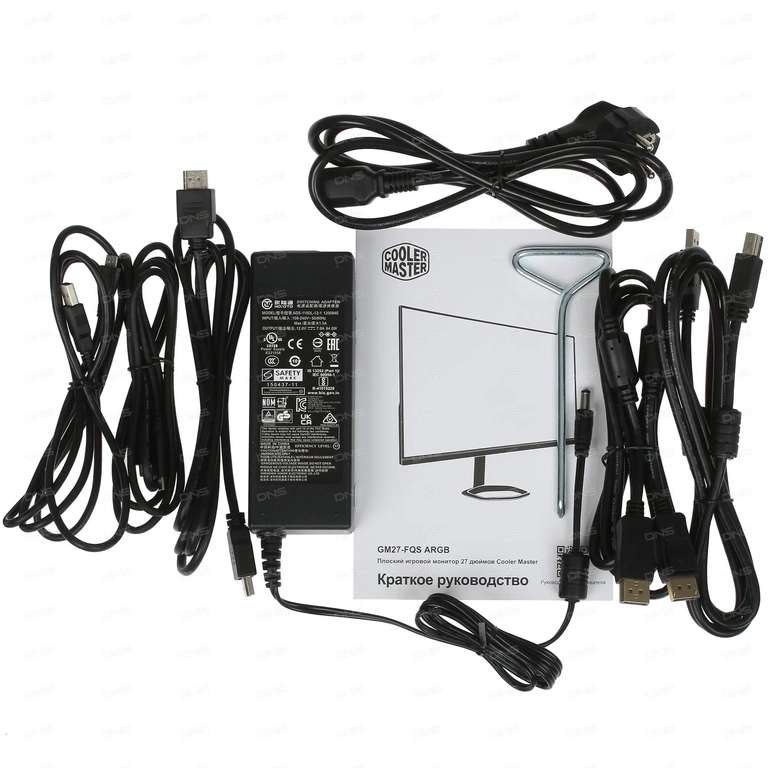 Монитор CoolerMaster GM27-FQS ARGB (27", 2560x1440, 165 Гц, IPS, 1 мс, DCI-P3, Type-C)