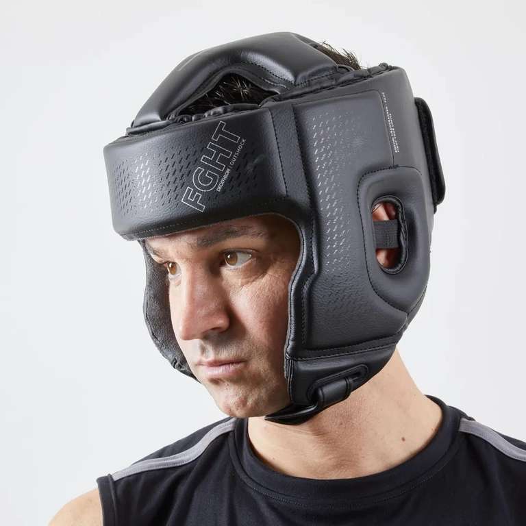 Шлем боксерский 900 открытый для взрослых OUTSHOCK Х DECATHLON, р-ры M и L (с Ozon Картой)