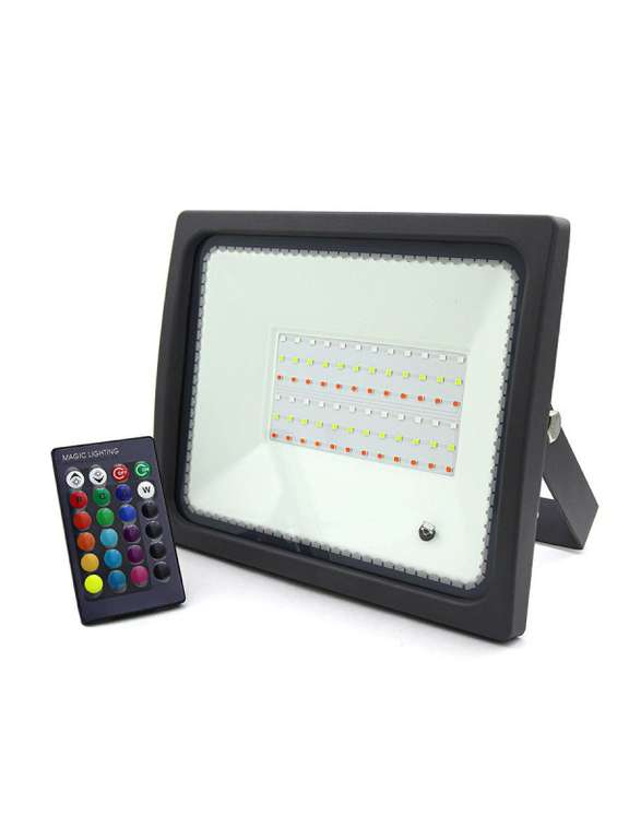 Прожектор FOTON c датчиком FL-LED Light-PAD RGB 50W Grey AC220-240В