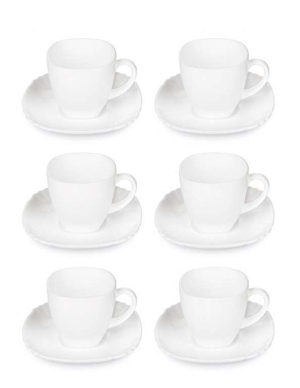 Набор чайный Luminarc Basic, закаленное стекло, 12 предметов